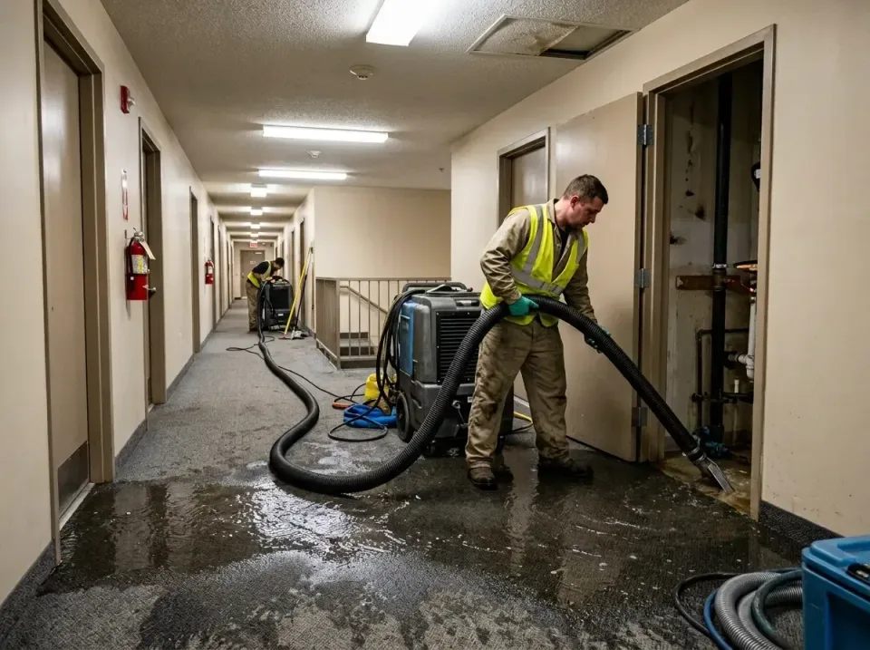 multi-unit-apartment-hallway-f-005 — frequently asked questions, Emergency Burst Pipe Water Extraction & Removal in South Ly…
